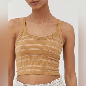 M/L Urban Outfitters Out From Under Brown Ribbed Brami